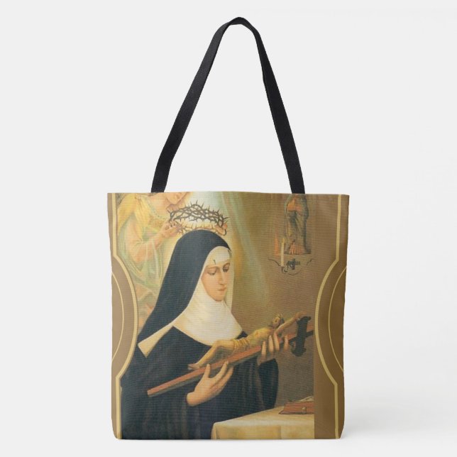 St. Rita of Cascia Tote Bag (Front)