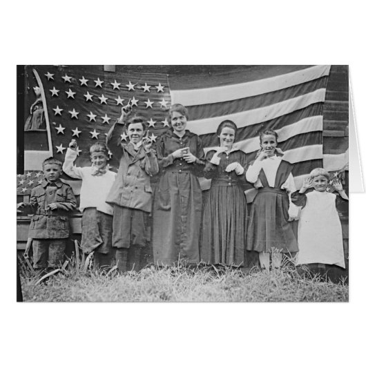 St. Rita's School Students Cincinnati 1918 Cards (Front Horizontal)