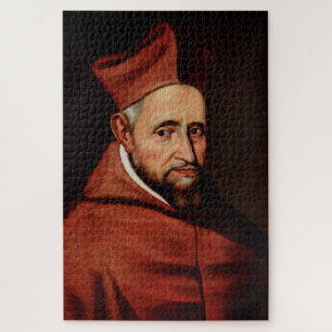 St. Robert Bellarmine Roman Library Art Jigsaw Puzzle
