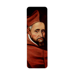 St. Robert Bellarmine Roman Library Art Label