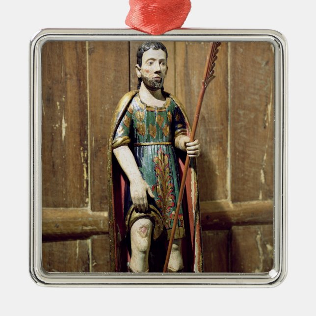 St. Rocco Metal Ornament (Front)