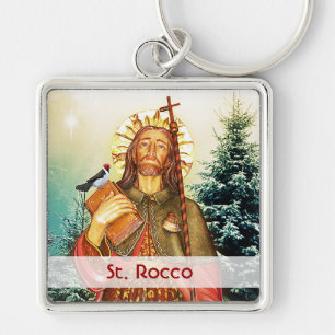 St. Rocco or Roch Keychain