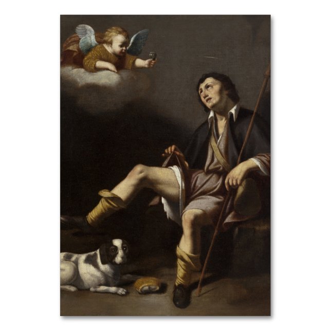 St. Rocco Roch Prayer against Corona Virus Card (Front)