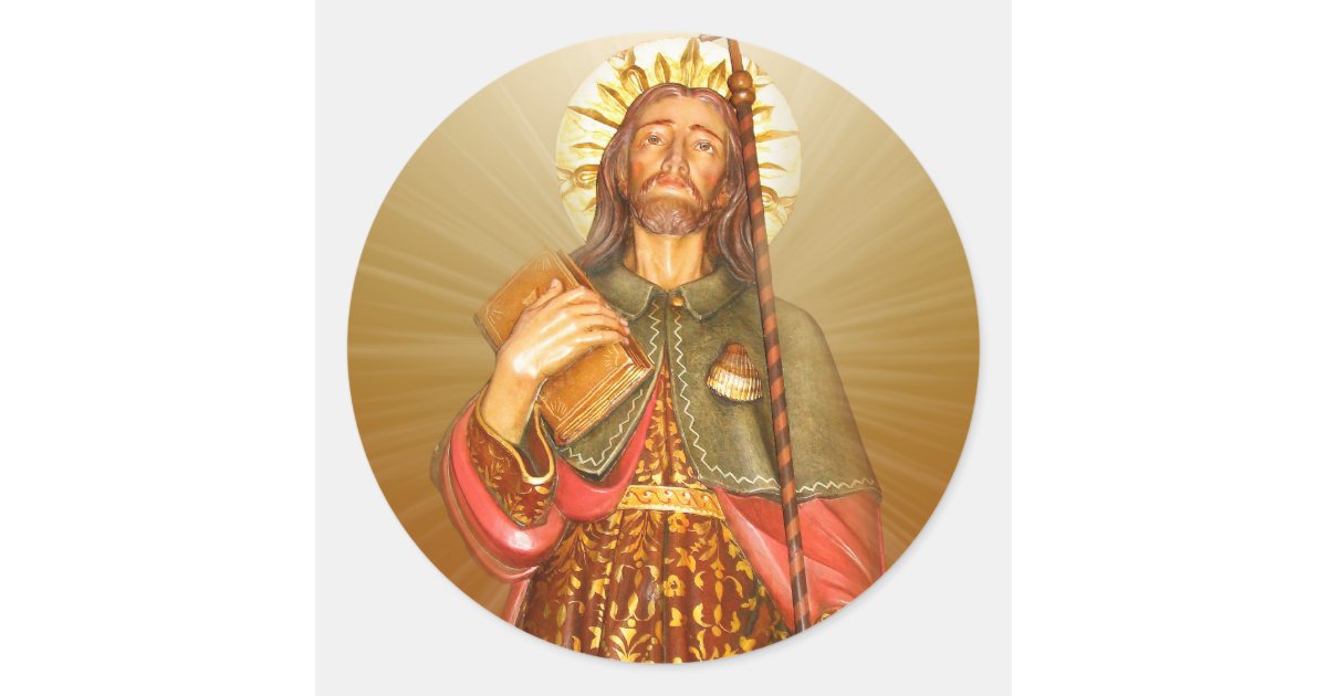 St.Rocco - St. Roch - San Rocco Rays Stickers | Zazzle