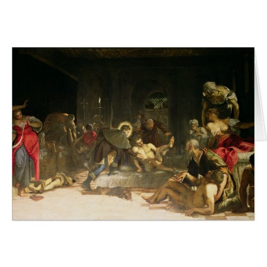 St. Roch Curing the Plague Cards (Front Horizontal)