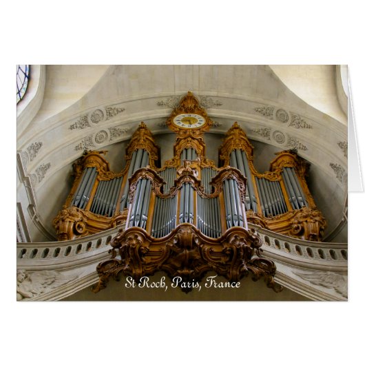 St Roch pipe organ Cards (Front Horizontal)