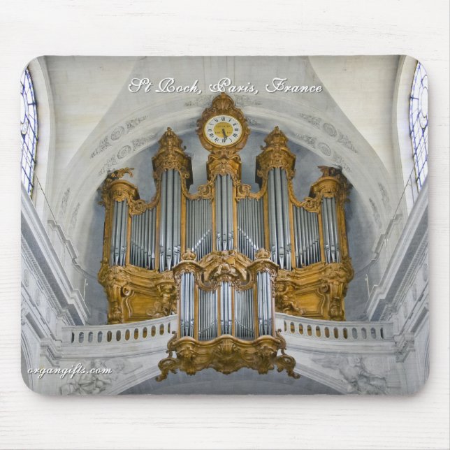 St Roch pipe organ Mouse Pad (Front)