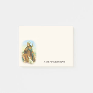 St. Roch Rocco Italian Patron Saint of Dogs Post-it Notes