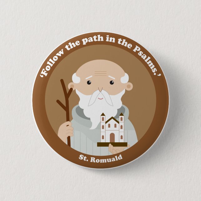 St. Romuald Button (Front)