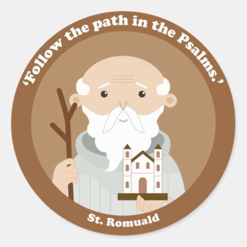 St Romuald Classic Round Sticker