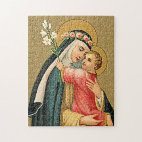 St Rose of Lima and the Christ Child M 023 Jigsaw Puzzle