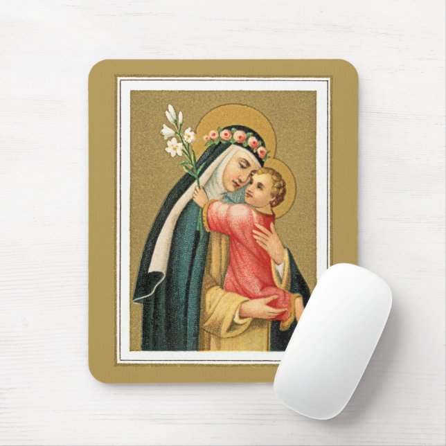 St. Rose of Lima and the Christ Child (M 023) Mouse Pad (With Mouse)