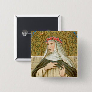 St. Rose of Lima (BK 020) Button