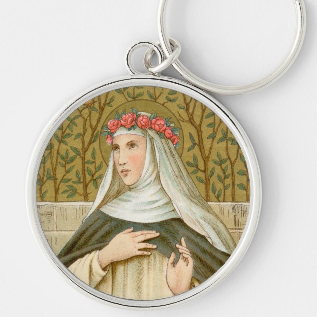 St. Rose of Lima (BK 020) Keychain (Front)