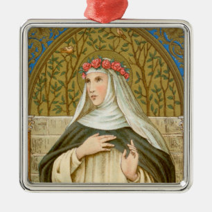 St. Rose of Lima (BK 020) Metal Ornament