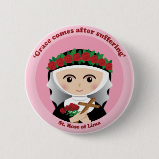 St. Rose of Lima Button