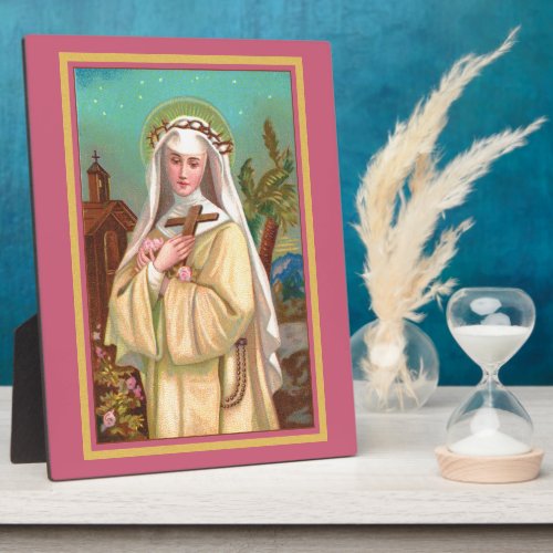 St Rose of Lima by Night M 024 Plaque