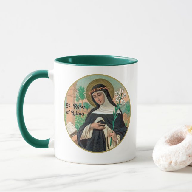 St. Rose of Lima (Detail; K 48) Mug (With Donut)