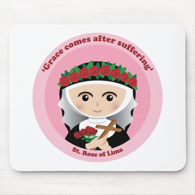 St. Rose of Lima Mouse Pad (Front)