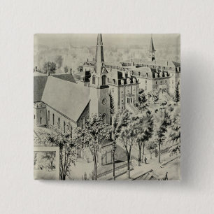 St Rose's Church, Meriden Pinback Button