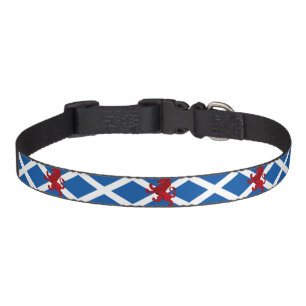 St./Saint Andrews flag, Scotland, Rampant lion Pet Collar