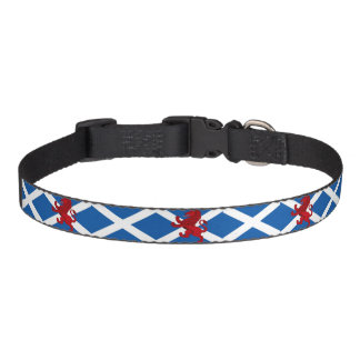 St./Saint Andrews flag, Scotland, Rampant lion Pet Collar
