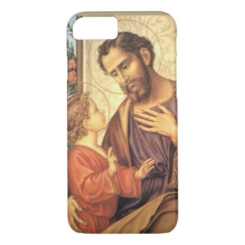 St Saint Joseph Foster Father Jesus Traditional iPhone 87 Case