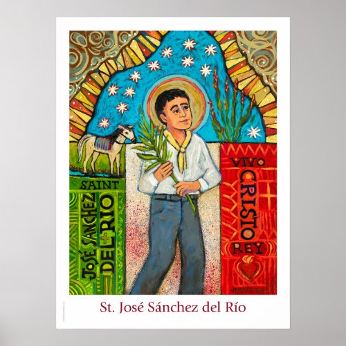 St Sanchez del Rio Catholic Classroom poster