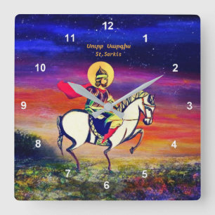St. Sarkis Acrylic Wall Clock