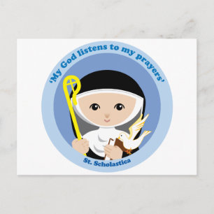 St. Scholastica Postcard