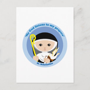 St. Scholastica Postcard