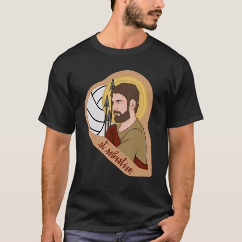 St Sebastian Archery Archer Catholic Patron Saint  T_Shirt