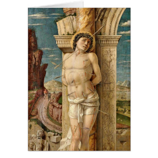 St. Sebastian By Andrea Mantegna Cards