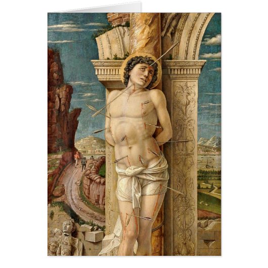 St. Sebastian By Andrea Mantegna Cards (Front)