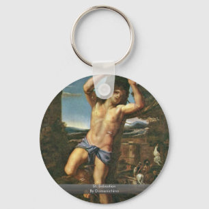 St. Sebastian By Domenichino Keychain