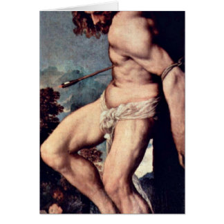 St. Sebastian By Titian Cards