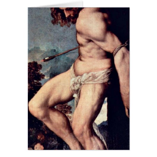 St. Sebastian By Titian Cards (Front)