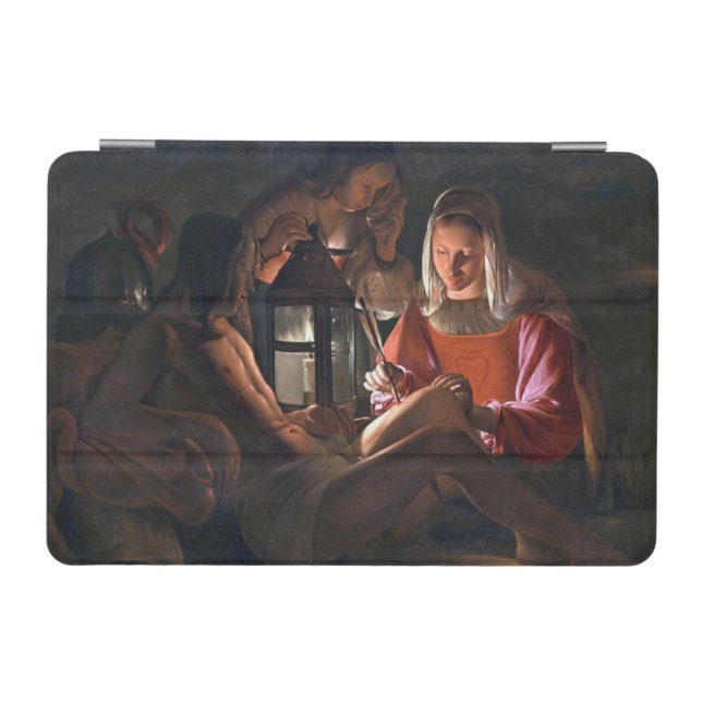 St. Sebastian Embraced by Irene, La Tour iPad Mini Cover (Horizontal)