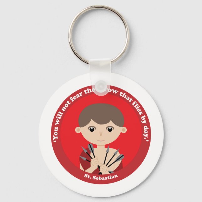 St. Sebastian Keychain (Front)