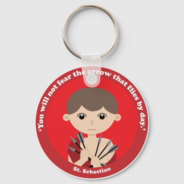 St. Sebastian Keychain (Front)