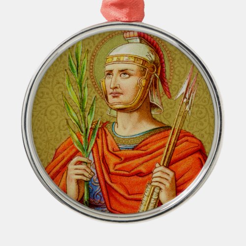 St Sebastian SNV 24 Premium Round Metal Ornament