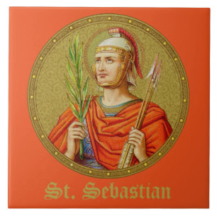 St. Sebastian (SNV 24) (Round Image) Tile 1