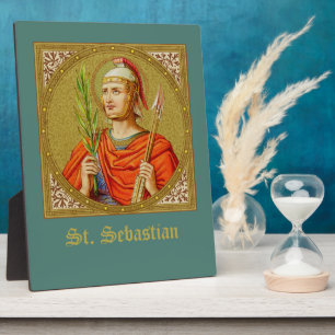 St. Sebastian (SNV 24) (Square Image) 8"x10" Plaque