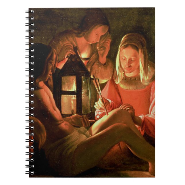 St. Sebastian tended by the Holy Woman (oil on can Notebook (Front)
