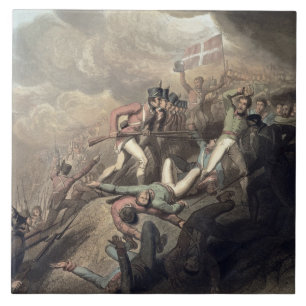 St. Sebastians, 31st August 1813, from 'The Victor Ceramic Tile
