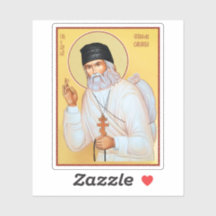 St. Seraphim of Sarov Icon Vinyl Sticker