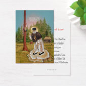 St. Seraphim of Sarov Mini Prayer Card (Desk)
