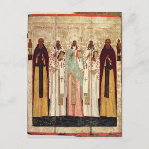 St. Sergius of Radonesh with the Saints of Postcard