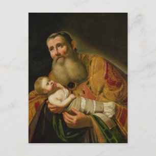 St. Simeon Presenting the Infant Christ Postcard