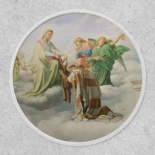 St Simon Stock Lady of Mount Carmel Scapular Patch